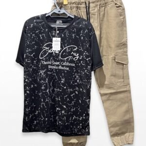 Cargo Pant & T-Shirt Combo