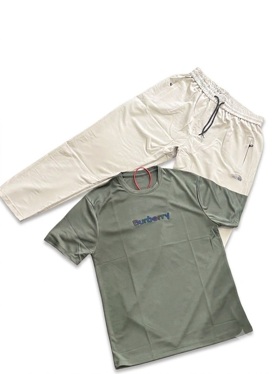 Pair of Baggy Trousers + Casual T-Shirt